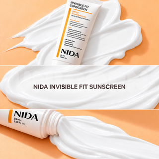 Nida Protector Solar Invisible Fit Sun Cream SPF50+ PA++++ Sin Efecto Blanco 50 ml