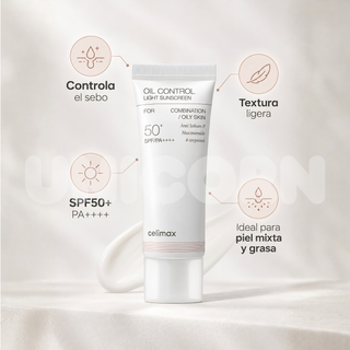 Celimax Protector Solar Oil Control Light Sunscreen Control de Grasa 40 ml