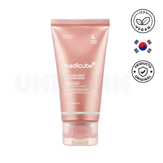Medicube Mascarilla de Noche Collagen Night Wrapping Mask Reafirmante con Colágeno 75 ml