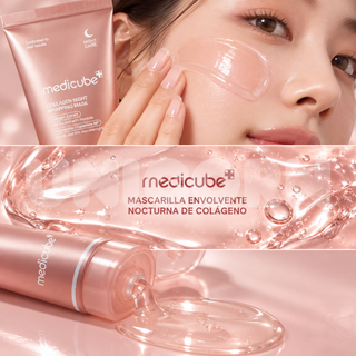 Medicube Mascarilla de Noche Collagen Night Wrapping Mask Reafirmante con Colágeno 75 ml