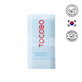 TOCOBO Protector Solar en Barra Cotton Soft Sun Stick SPF50+ Acabado Mate 19 g
