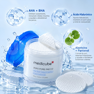 Medicube Pads Zero Pore Pad 2.0 Minimizador de Poros 70 pads