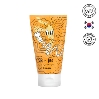 Elizavecca Crema para Rizos CER-100 Collagen Coating Hair A+ Muscle Curl Cream Anti-Frizz 120 ml