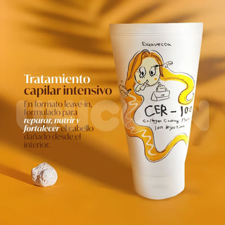 Elizavecca Tratamiento sin Enjuague Milky Piggy Collagen Coating Protein Ion Injection Reparador 50 ml