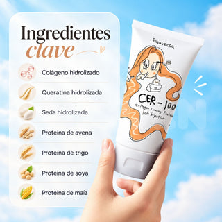 Elizavecca Tratamiento sin Enjuague Milky Piggy Collagen Coating Protein Ion Injection Reparador 50 ml
