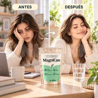 MagniCare Suplemento Citrato de Magnesio en Polvo Alta Absorción
