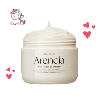 Arencia Limpiador Rice Mucin Cleanser Suave con Arroz y Mucina 120 g