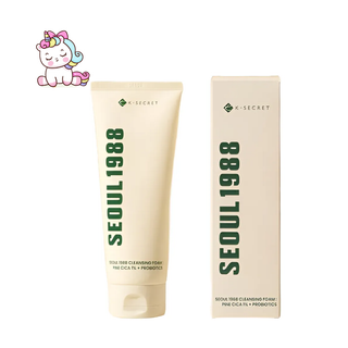 K-Secret Espuma Limpiadora Seoul 1988 Cleansing Foam Pine Cica + Probiotics Calmante 120 ml