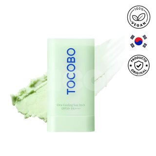 TOCOBO Protector Solar en Barra Cica Cooling Sun Stick SPF50+ Refrescante 19 g
