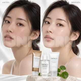 SKIN1004 Kit de Viaje Madagascar Centella Even Tone Kit Iluminador y Unificador 95 ml