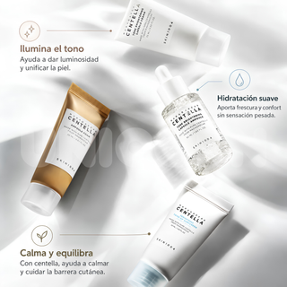 SKIN1004 Kit de Viaje Madagascar Centella Even Tone Kit Iluminador y Unificador 95 ml
