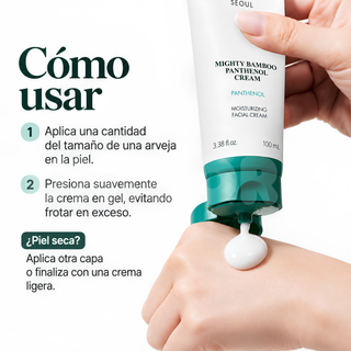Purito Seoul Crema Mighty Bamboo Panthenol Cream Calmante con Pantenol 100 ml