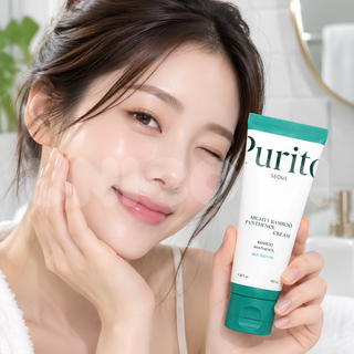 Purito Seoul Crema Mighty Bamboo Panthenol Cream Calmante con Pantenol 100 ml