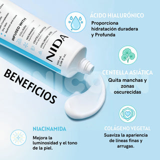 Nida Crema Youthful Moisturizing Cream Hidratante con Niacinamida 100 ml