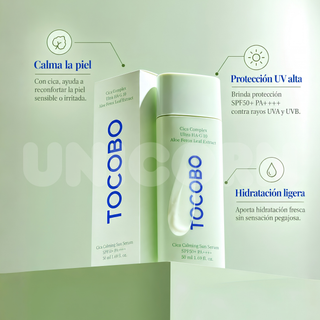 TOCOBO Protector Solar en Sérum Cica Calming Sun Serum Calmante con Centella 50 ml