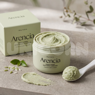 Arencia Limpiador Fresh Green Rice Mochi Cleanser Purificante con Arroz 120 g
