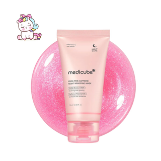 Medicube Mascarilla de Noche PDRN Pink Caffeine Night Wrapping Mask con PDRN y Cafeína 75 ml