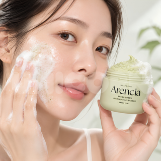 Arencia Limpiador Fresh Green Rice Mochi Cleanser Purificante con Arroz 120 g
