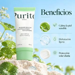 Purito Seoul Protector Solar Wonder Releaf Centella Daily Sun Lotion Calmante 60 ml