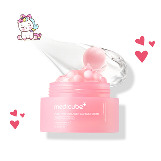 Medicube Crema PDRN Pink Collagen Capsule Cream Reafirmante con Colágeno 55 g