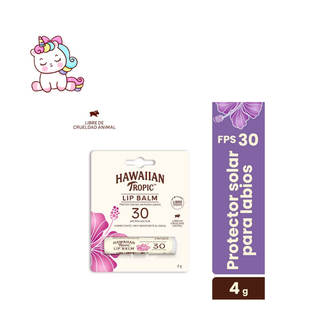 Hawaiian Tropic Bálsamo Labial Lip Balm SPF 30 Hidratante 4 g