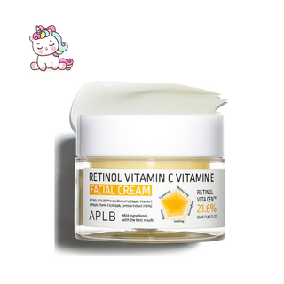 APLB Crema Retinol + Vitamin C + Vitamin E Facial Cream Antiedad 55 ml