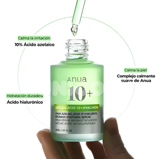 Anua Sérum Azelaic Acid 10 Hyaluron Redness Soothing Serum Anti-rojeces 30 ml