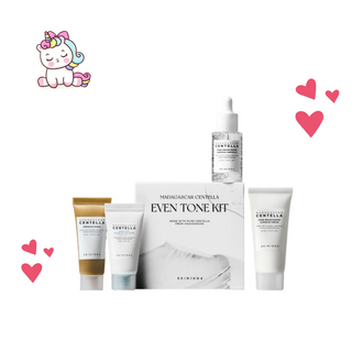 SKIN1004 Kit de Viaje Madagascar Centella Even Tone Kit Iluminador y Unificador 95 ml