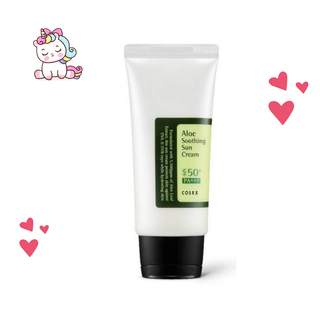 COSRX Protector Solar Aloe Soothing Sun Cream Calmante con Aloe 50 ml