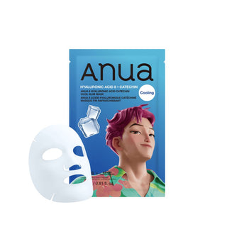 Anua Mascarilla en Velo 8 Hyaluronic Acid + Catechin Hidratante 1 unidad
