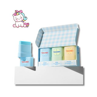 TOCOBO Set de Protectores Solares en Barra Mini Sun Stick SPF50+ PA++++ 3 piezas