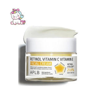 APLB Crema Vitamin C + Vitamin E + Retinol Facial Cream Antiedad 55 ml