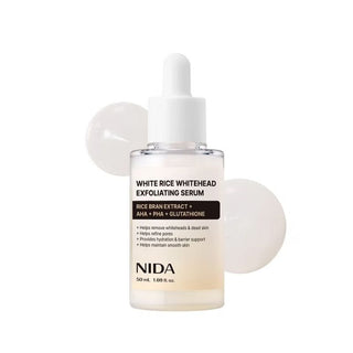 Nida Sérum Exfoliante White Rice Whitehead Serum Anti Puntos Blancos 30 ml