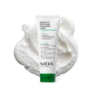 Nida Espuma Limpiadora Centella Deep Pore Cleansing Foam Limpieza de Poros 120 ml