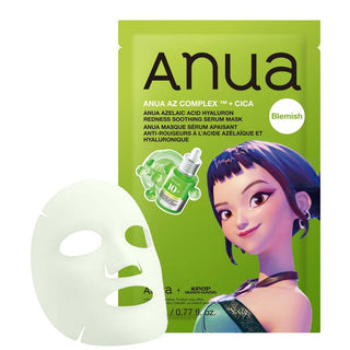 Anua Mascarilla Velo Azelaic acid serum mask kpop 28ml