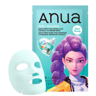 Anua KPop Demon Hunters PDRN Hyaluronic Acid Capsule 100 Serum Mask 28ml