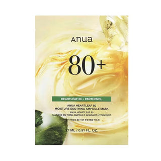 Anua Heartleaf 80 Moisture Soothing Ampoule Beauty Mask 27ml