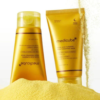 Medicube Mascarilla de Noche Kojic Acid Turmeric Night Wrapping Mask Antimanchas 75 ml