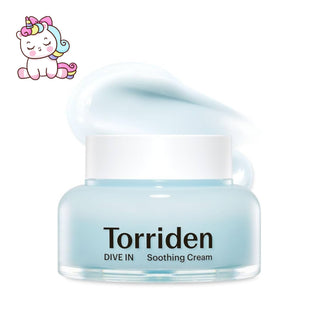Torriden Crema DIVE-IN Low Molecular Hyaluronic Acid Soothing Cream Hidratante y Calmante 100 ml