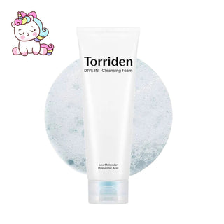 Torriden Espuma Limpiadora DIVE-IN Low Molecular Hyaluronic Acid Cleansing Foam Hidratante 150 ml