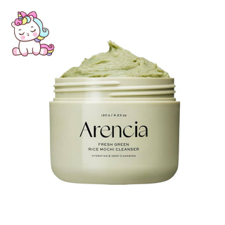 Arencia Limpiador Fresh Green Rice Mochi Cleanser Purificante con Arroz 120 g