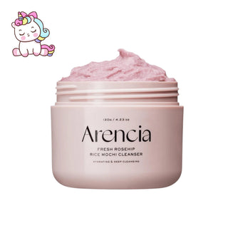 Arencia Limpiador Fresh Rosehip Rice Mochi Cleanser Iluminador con Rosa Mosqueta 120 g