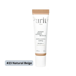 Purito Seoul BB Cream Wonder Releaf Centella Tono 23 Natural Beige FPS 30 Calmante 30 ml