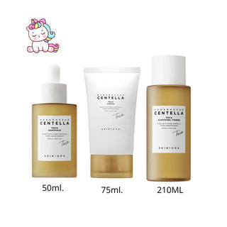 SKIN1004 Trío Madagascar Centella TECA Tónico + Ampolla + Crema Calmante