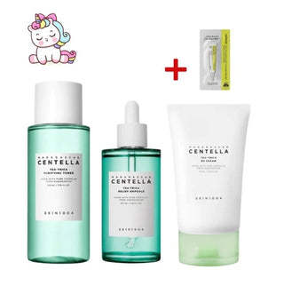 SKIN1004 Trío Antiacné Tea-Trica Tónico + Sérum + Crema + Retinal de Regalo