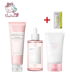 SKIN1004 Pack Poremizing Limpiador + Sérum + Crema para Poros y Piel Grasa